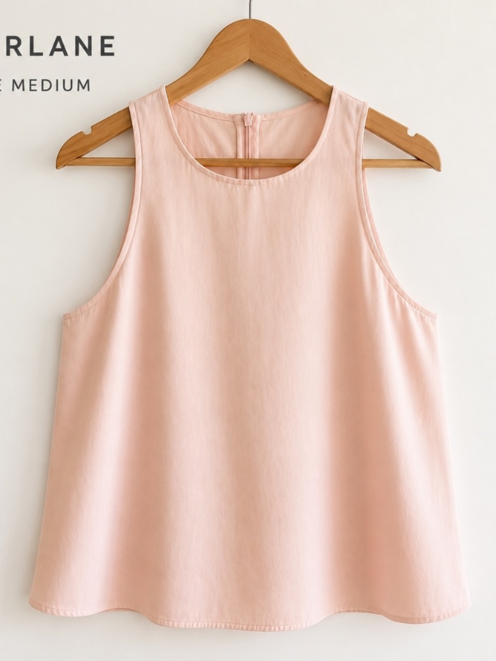 Everlane Women’s Blush Pink Sleeveless Blouse Tank Top Size Medium